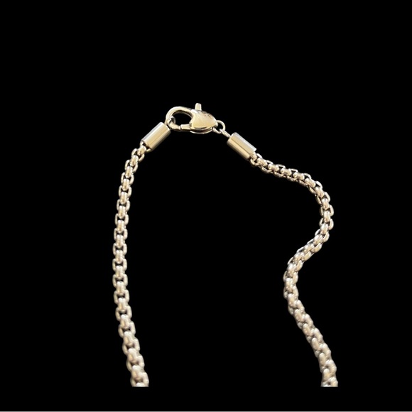 Brighton sterling silver bracelet with MOM charm and two additional beads - Picture 3 of 3